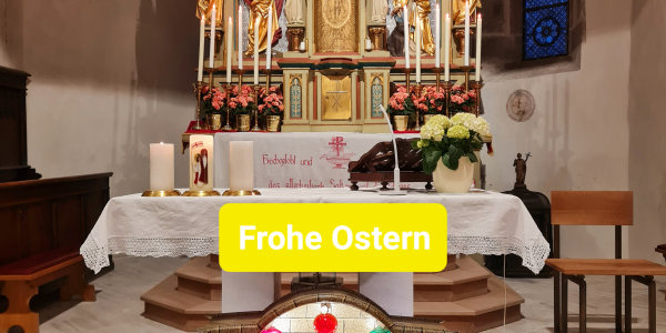 Frohe Ostern aus der Kuenser Parrkirche